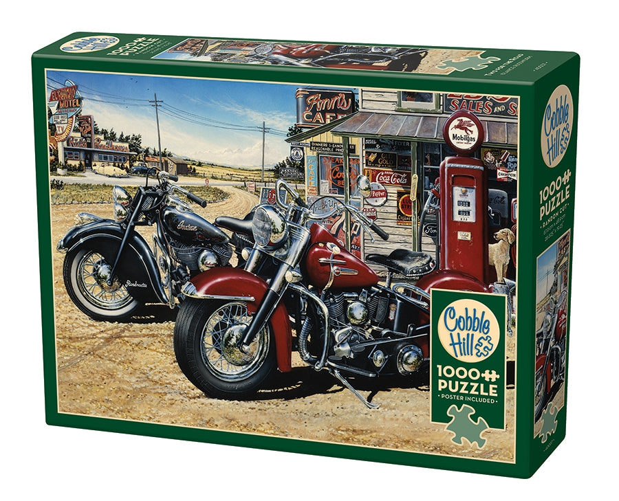 Two for the Road (Vintage Motorcycles) Puzzle (1000pc)