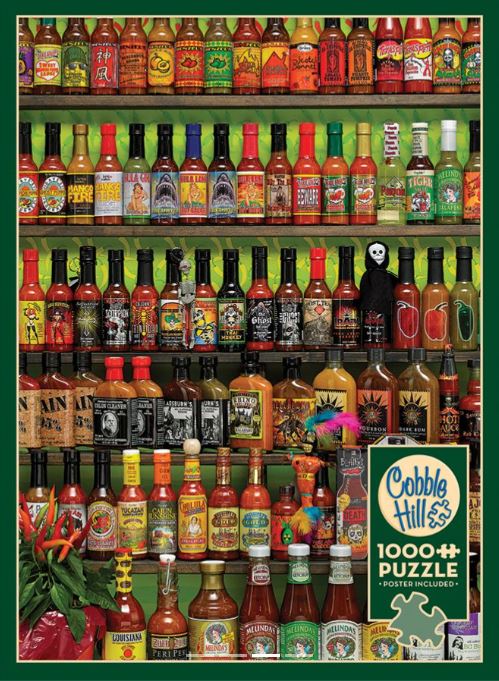 Hot Hot Sauce Collage Puzzle (1000pc)