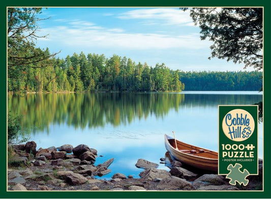 Nature's Mirror (Forest/Lake/Canoe) Puzzle (1000pc)