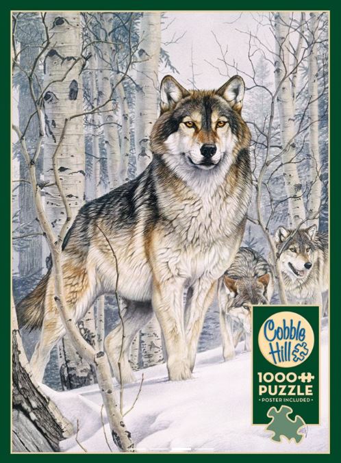 Second Glance (Wolves/Snow Scene) Puzzle (1000pc)