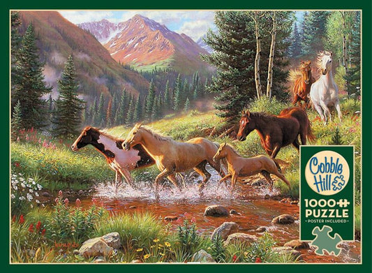 Mountain Thunder (Horses) Puzzle (1000pc)