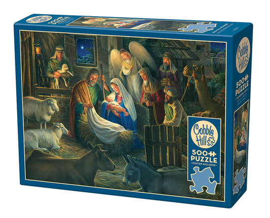 Away in a Manger (Christmas Nativity Scene) Puzzle (500pc)