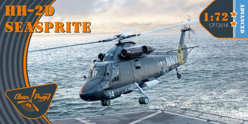 1/72 HH2D Seasprite USN Helicopter (Advanced)