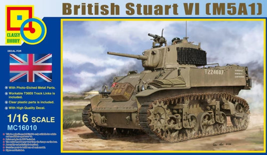 1/16 British M5A1 Stuart VI Light Tank