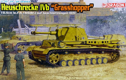 1/35 Heuschrecke IVb Grasshopper Tank w/10.5cm leFH18 Gun