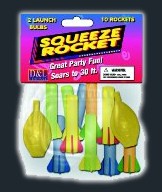 Squeeze Rocket Pack (10 rockets, 2 squeeze bulbs)