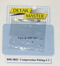 1/24-1/25 Compression Fitting #3 (8pc)