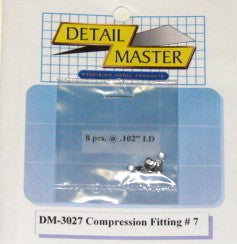 1/24-1/25 Compression Fitting #7 (8pc)