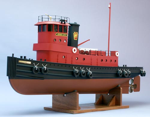 36" Jersey City Tug Boat Kit (1/32) (Fiberglass Hull)