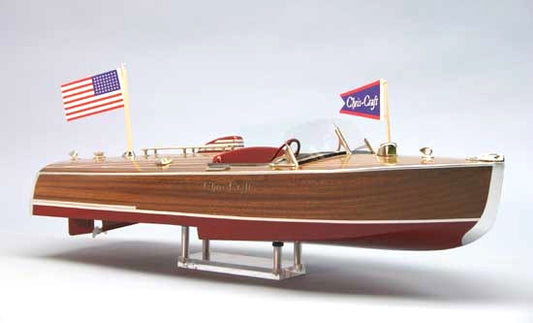 24" 1941 Chris Craft Racing 16' Hydroplane Boat Kit (1/8)