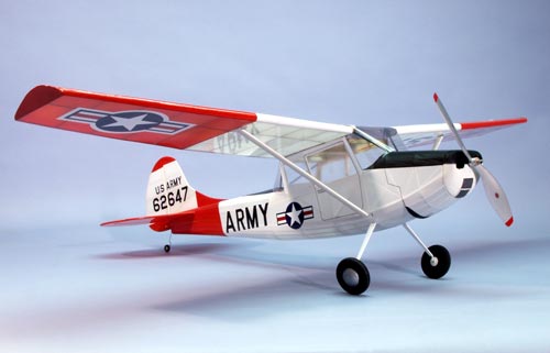 40" Wingspan L19 Bird Dog Wooden Aircraft Kit (suitable for elec R/C)