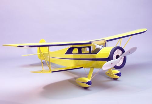 35" Wingspan Waco ARE Wooden Aircraft Kit (suitable for elec R/C)