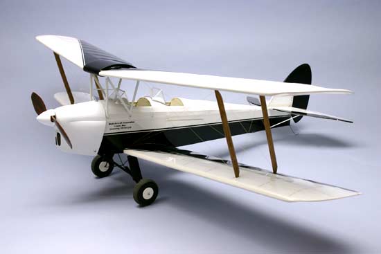 35" Wingspan Tiger Moth Wooden Aircraft Kit (suitable for elec R/C)