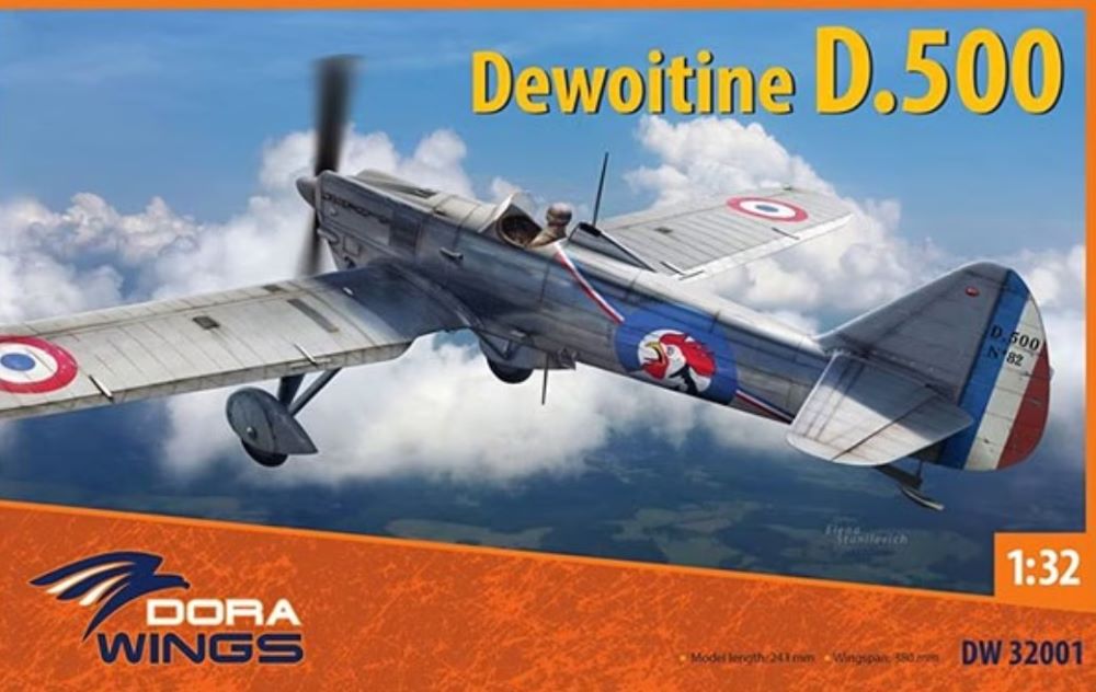 1/32 Dewoitine D500 French Air Force Monoplane Fighter