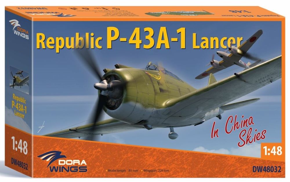 1/48 Republic P43A1 Lancer in China Skies Aircraft