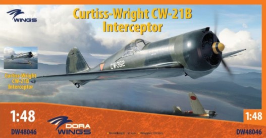 1/48 Curtiss Wright CW21B Interceptor Aircraft