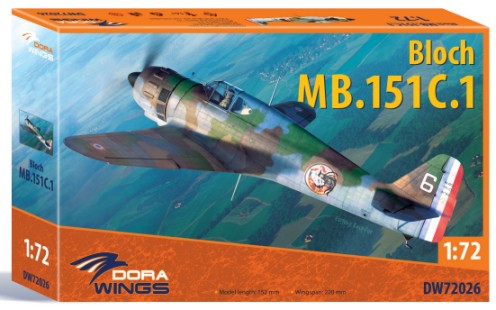 1/72 Bloch MB151C1 Fighter