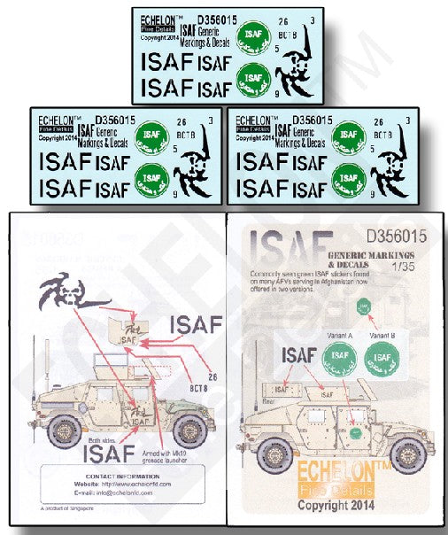 1/35 ISAF Generic Markings & Decals