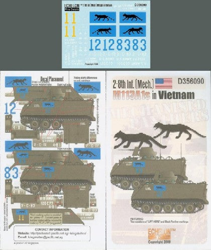 1/35 2-8th Inf (Mech) M113A1s Vietnam