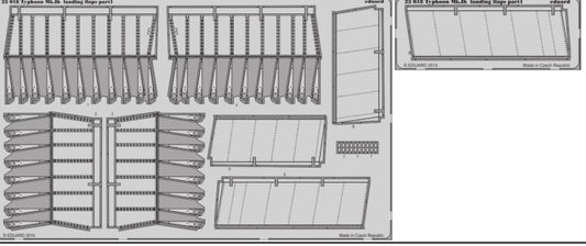 1/24 Aircraft- Typhoon Mk Ib Landing Flaps for ARX (D)