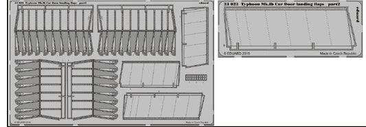 1/24 Aircraft- Typhoon Mk Ib Car Door Landing Flaps for ARX (D)