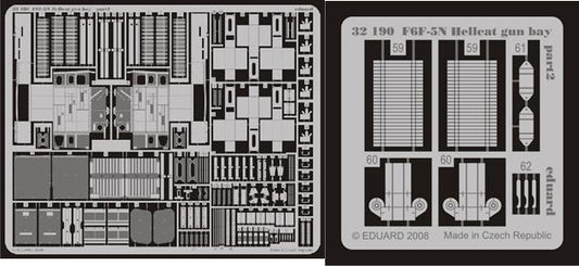 1/32 Aircraft- F6F5N Hellcat Gun Bay for TSM (D)
