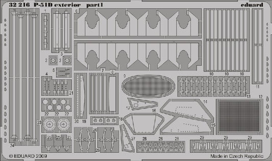 1/32 Aircraft- P51D Exterior for TSM (D)