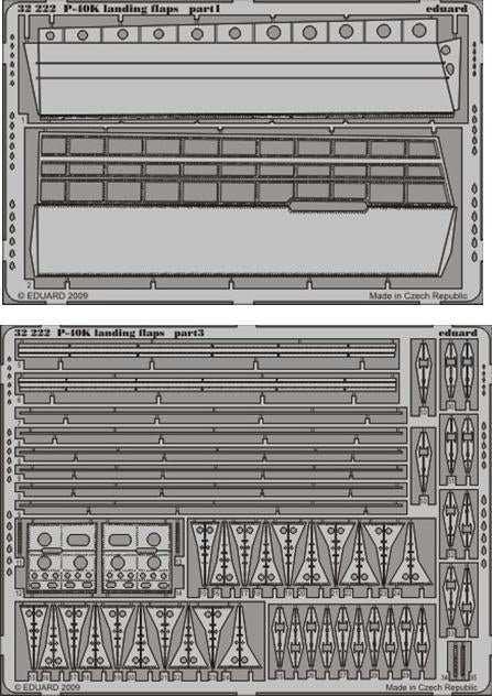 1/32 Aircraft- P40K Landing Flaps for HSG (D)