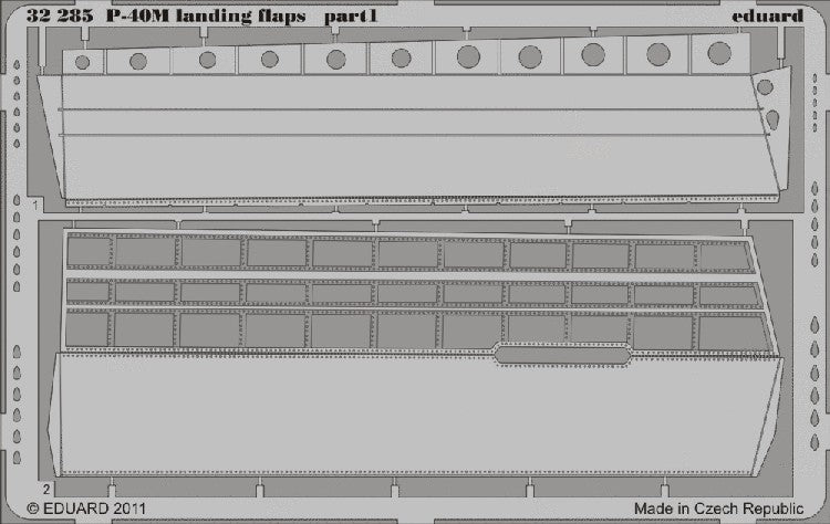1/32 Aircraft- P40M Landing Flaps for HSG (D)