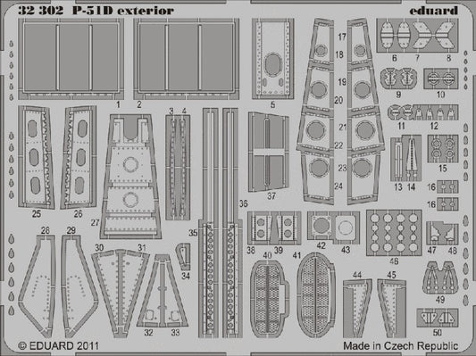 1/32 Aircraft- P51D Exterior for TAM