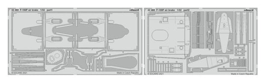 1/32 Aircraft- F100F Air Brake for TSM (D)