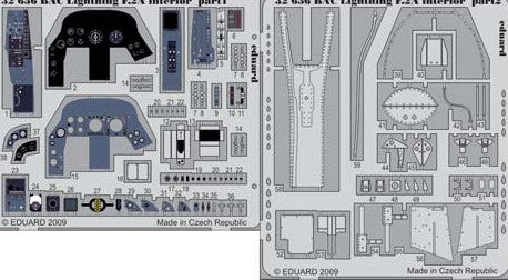 1/32 Aircraft- BAC Lightning F2A Interior for TSM (Painted Self Adhesive) (D)