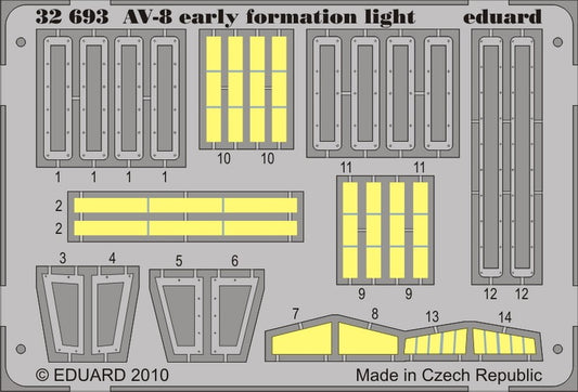 1/32 Aircraft- AV8 Early Formation Lights for TSM (Painted) (D)