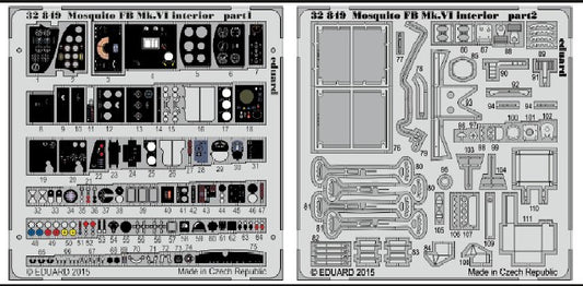 1/32 Aircraft- Mosquito Mk FB VI Interior for TAM (Painted)