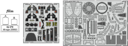 1/32 Aircraft- Mirage 2000D for KTY (Painted) (D)