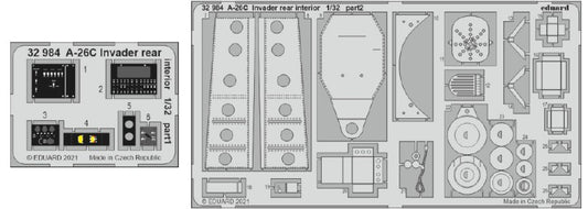 1/32 Aircraft- A26C Invader Rear Interior for HBO (Painted) (D)