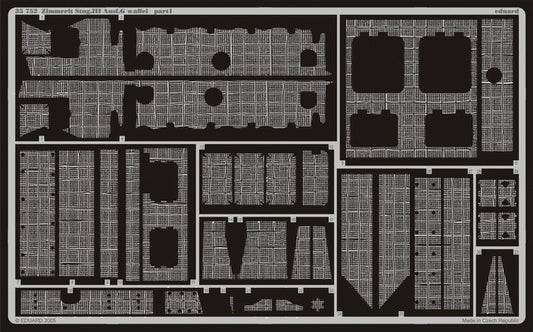 1/35 Armor- StuG III Ausf G Waffel Zimmerit for DML