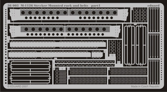 1/35 Armor- M1126 Stryker Mounted Rack & Belts for AFV (D)