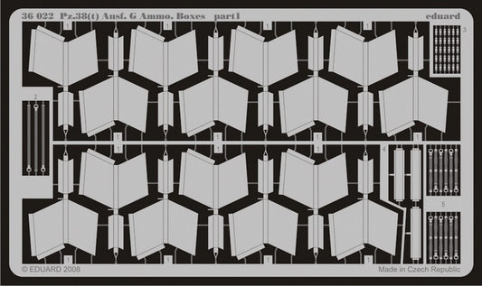 1/35 Armor- Pz38(t) Ausf G Ammo Boxes for DML (D)