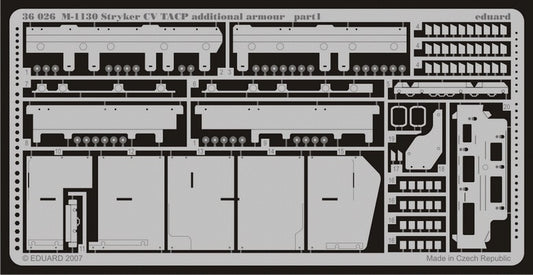 1/35 Armor- M1130 Stryker CV TACP Additional Armor for AFV (D)