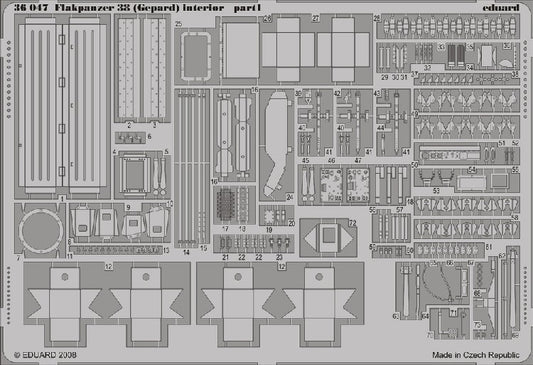 1/35 Armor- Flakpanzer 38 (Gepard) Interior for ITA (D)