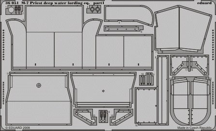 1/35 Armor- M7 Priest Deep Water Fording Eq. for ACY(D)
