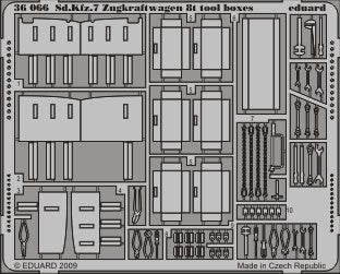 1/35 Armor- SdKfz 7 Zugkraftwagen 8-Ton Tool Boxes for TSM (D)