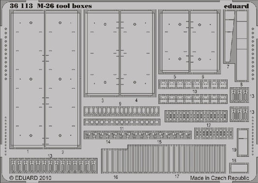 1/35 Armor- M26 Tool Boxes for HBO(D)