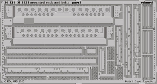 1/35 Armor- M1131 Mounted Rack & Belts for TSM (D)