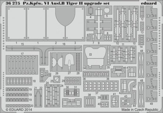 1/35 Armor- PzKpfw VI Ausf B Tiger II Upgrade Set for EDU(D)