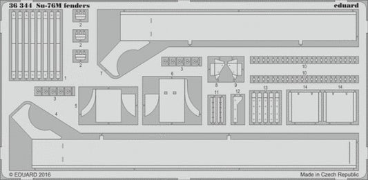 1/35 Armor- Su76M Fenders for TAM (D)