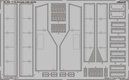1/35 Armor- T14 Armata Side Skirts for ZVE(D)
