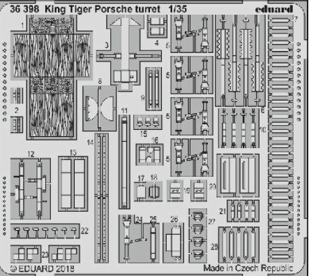 1/35 Armor- King Tiger Porsche Turret for MGK(D)