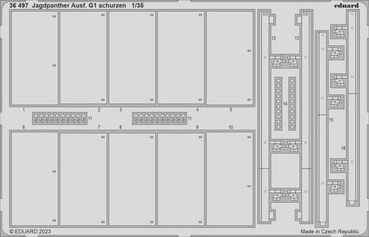 1/35 Armor- Jagdpanther Ausf G1 Schurzen for ACY